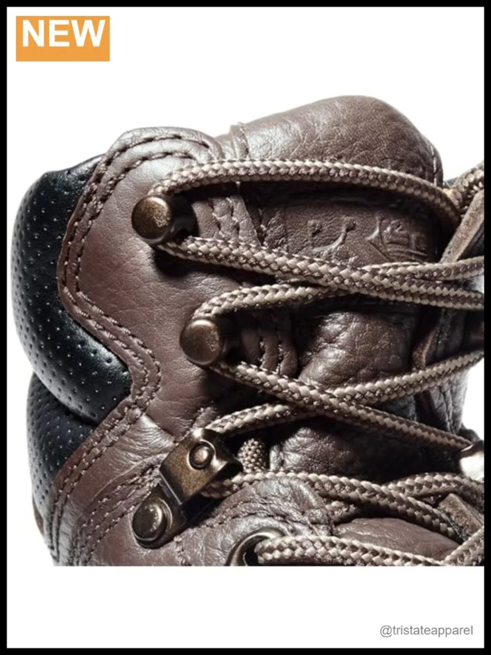 Waterproof Leather Safety Toe Work Boot Ankle High Lace Up